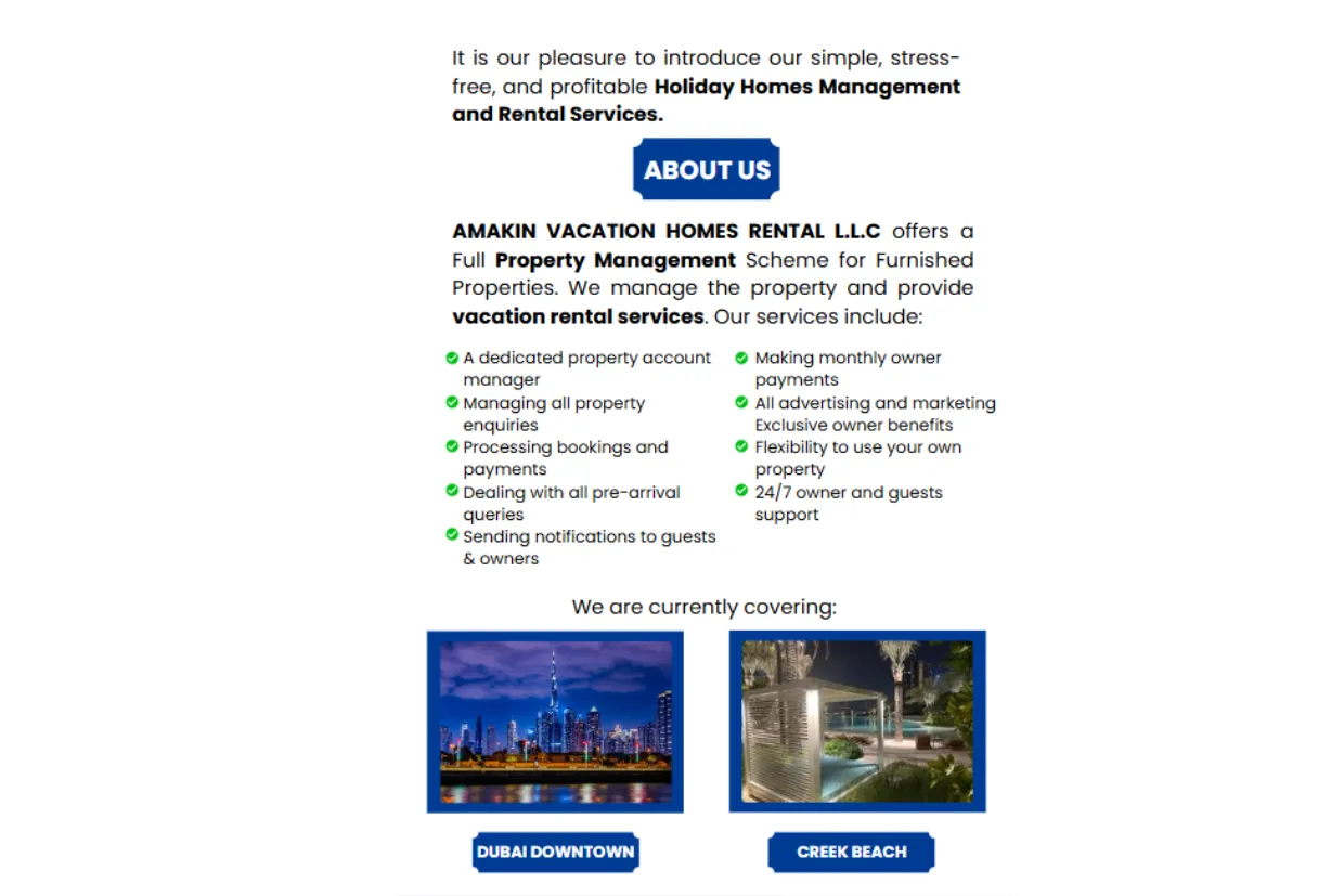 Amakin Homes Portfolio screenshot 2