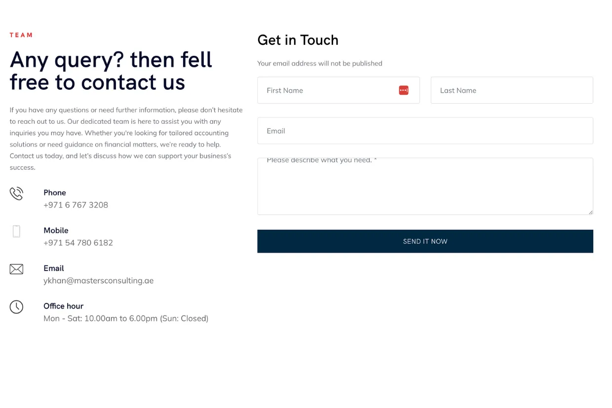 Masters Consulting screenshot 3