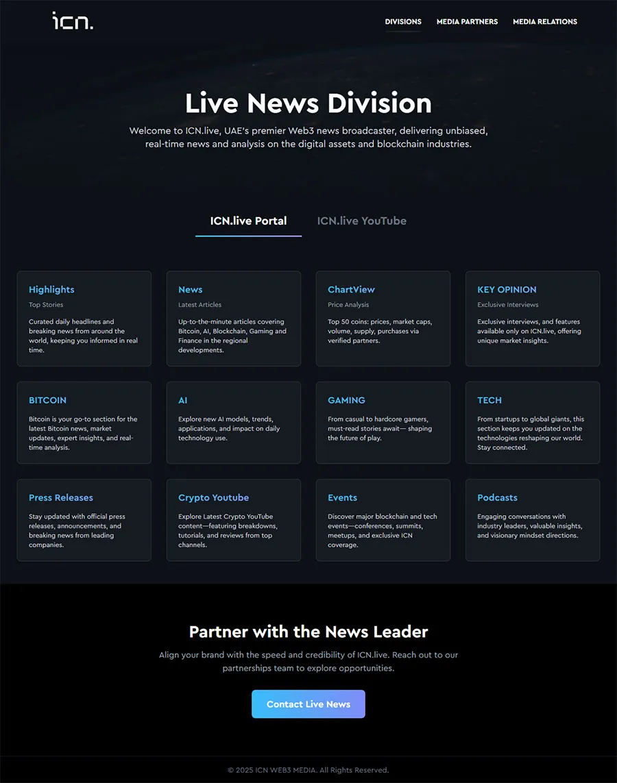 ICN Media Web Design screenshot 2