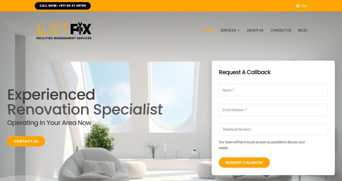 Just Fix – WordPress Website Design
